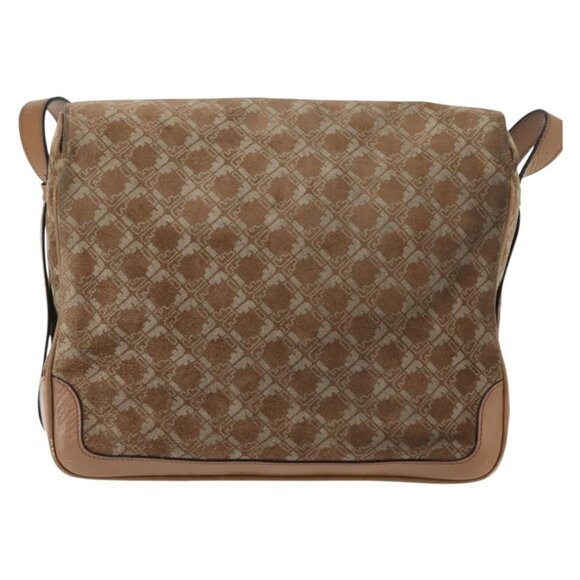 Salvatore Ferragamo Shoulder Bag Suede Beige Auth - Picture 3 of 16